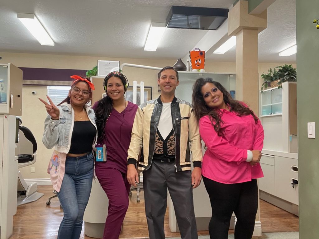 Bishop Family Dental crown dentist team