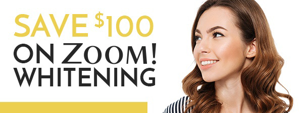 save $100 on zoom whitening
